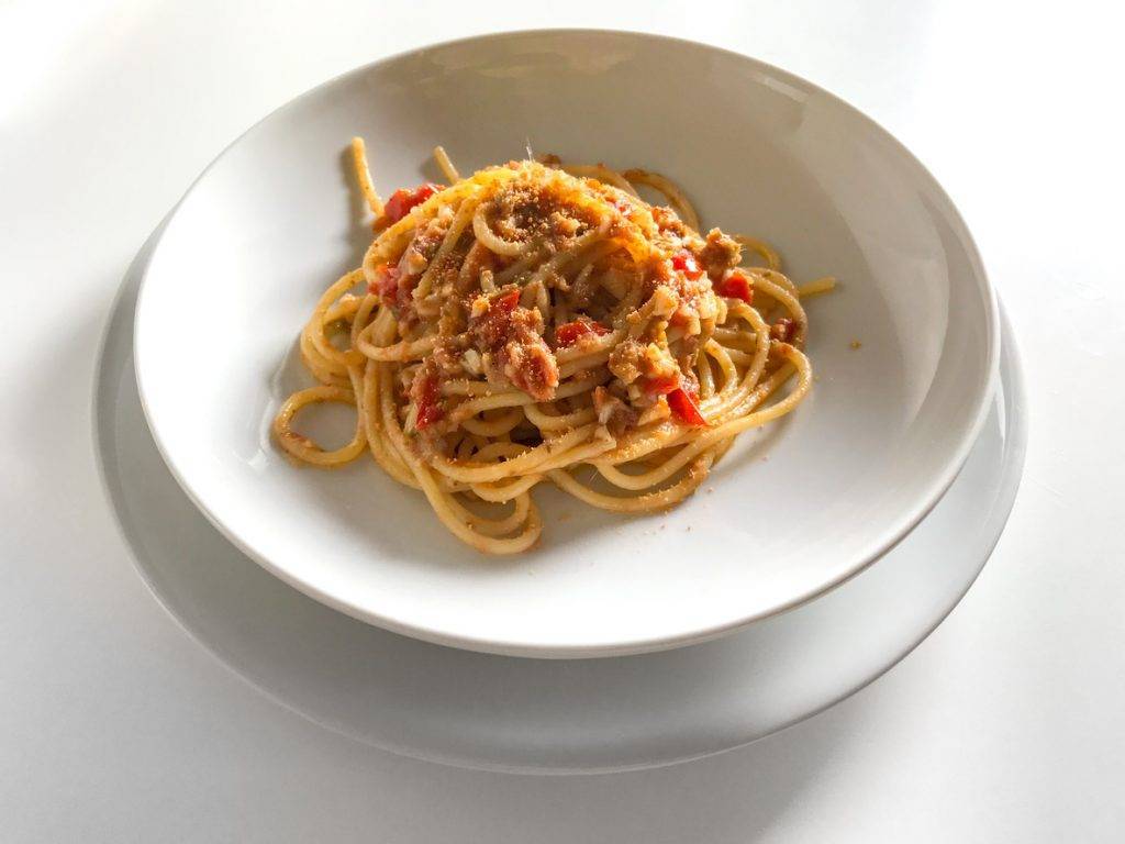 Spaghetti Con Pomodorini E Pangrattato Un Primo Buono E Semplice