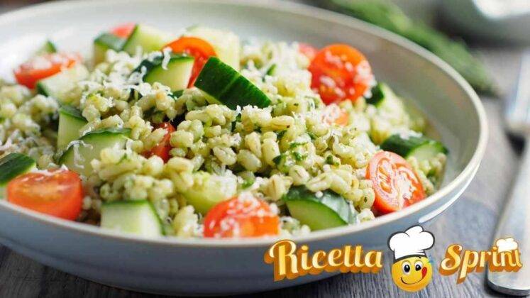 Insalata Di Orzo Con Pesto Zucchine E Pomodorini Un Pranzo Perfetto