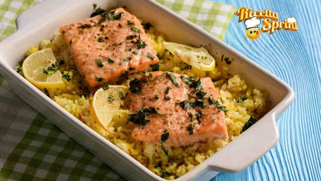 Riso Al Limone E Salmone Al Forno Un Piatto Da Urlo Tutti Faranno Il