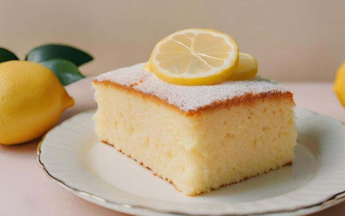 Torta Acqua E Limone Profumata Delizia Leggera Come Una Nuvola