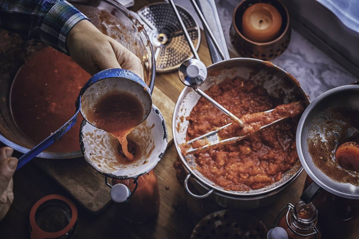 Conserva Di Pomodoro Fatta In Casa Il Gusto Della Cucina Di Un Tempo