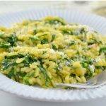 Risotto Spinaci e Zafferano