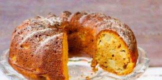 ciambellone limone mele e panna