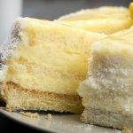 torta al limone con granella di cocco