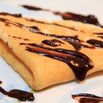 crepes di farina di castagne con mascarpone e cioccolato