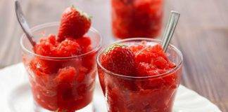 Granita alla fragola fatta in casa - FOTO_ RIcettasprint.it