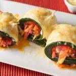 Involtini di zucchine con pomodoro e mozzarella