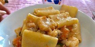 Paccheri con Rana Pescatrice