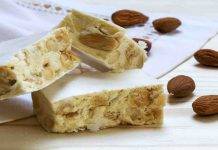 Torrone bianco fatto in casa