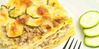 Lasagne con zucchine provola e salsiccia