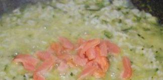 Risotto Salmone e Zucchine