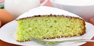 Torta al latte e menta