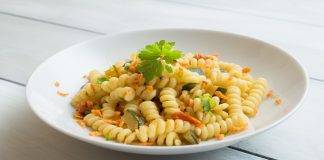 Fusilli zafferano e verdure