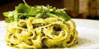 Tagliatelle rucola olio veloci