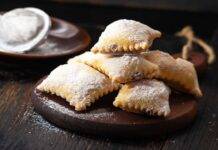 Ravioli fritti al cioccolato