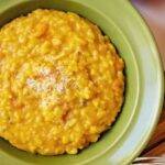 Risotto zucca e melagrana light ricetta