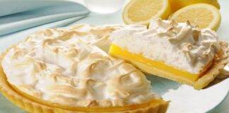 Crostata al limone con meringhe