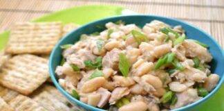 Insalata di fagioli e pollo