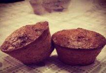 Muffin light alla crusca con cioccolato