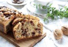 Plumcake con mele e cioccolato