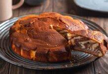 Torta variegata al cacao senza uova la colazione non è mai stata così leggera e golosa