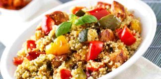 Cous cous con verdure ideale nelle calde giornate estive