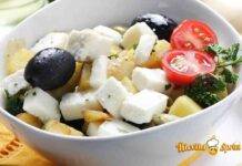 Patate pomodorini e feta la mia buonissima insalata greca estiva