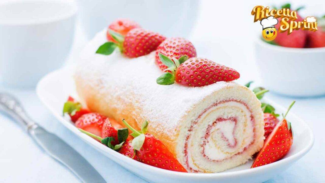 Rotolo Alle Fragole E Panna Di Benedetta Rossi Il Dessert Che Non Pu