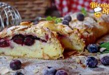 Strudel crema e mirtilli il dessert che nessuno si aspetta dopo cena