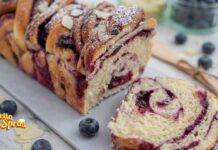 Pan brioche ai mirtilli e mandorle la ricetta furba, l'impasto non deve lievitare!