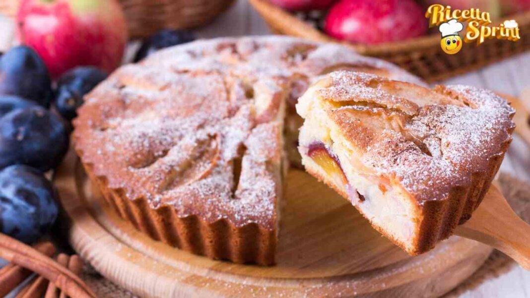 Torta Mele E Prugne Senza Uova Un Mix Di Sapori E Profumi Unici Ti Innamorerai Al Primo Morso