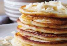 Pancake al cioccolato bianco