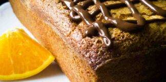 Plumcake nuvola di arancia con ripieno alla nutella