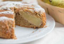 Torta integrale alle pere molto più buona di quella classica, si scioglie in bocca