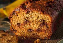 Banana bread al cioccolato ricetta