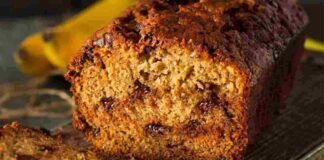 Banana bread al cioccolato ricetta