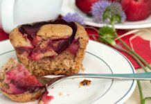 Muffin integrali alle prugne la merenda golosa e profumata, mangi e non ingrassi