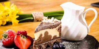 Cheesecake marmorizzata di latte e cioccolato 27082023 ricettasprint