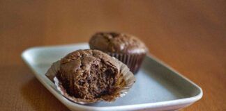 Muffin cremosi al latte di mandorle e cioccolato 21082023 ricettasprint