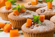 Muffin alla zucca ripieni di cioccolato impasto semplice e veloce, questa ricetta ti salverà spesso la merenda