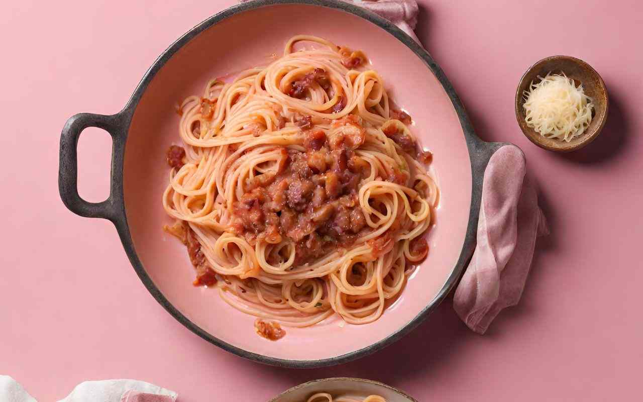 Amatriciana rosé: la prepariamo aggiungendo un solo ingrediente