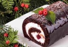 Tronchetto di natale al cioccolato, non lo devi comprare, confezionato non è buono, preparalo tu