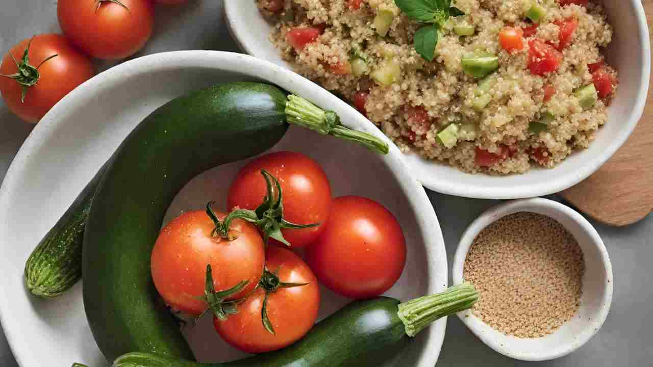 Con delle zucchine, pomodori e quinoa ti salvo la cena - RicettaSprint