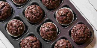 Muffin al cioccolato per iniziare alla grande la giornata, cosa aspetti, preparali subito!