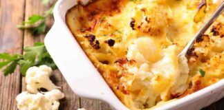 Cavolfiore gratinato al forno