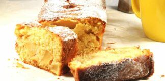 La mia ricetta senza tempo, il plumcake alle mele senza latte e burro solo 160 kcal a fetta