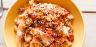 Pasta fresca con ragù veloce - RicettaSprint