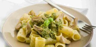 Pesto di carciofi pasta