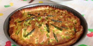 Fai la torta agli asparagi in soli 15 minuti, piacerà a tutti anche ai piccoli