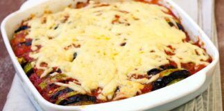 Aggiungo le zucchine alla parmigiana di melanzane, non friggo nulla e la mangio senza troppi rimorsi, solo 250 Kcal, prova e vedrai che successo